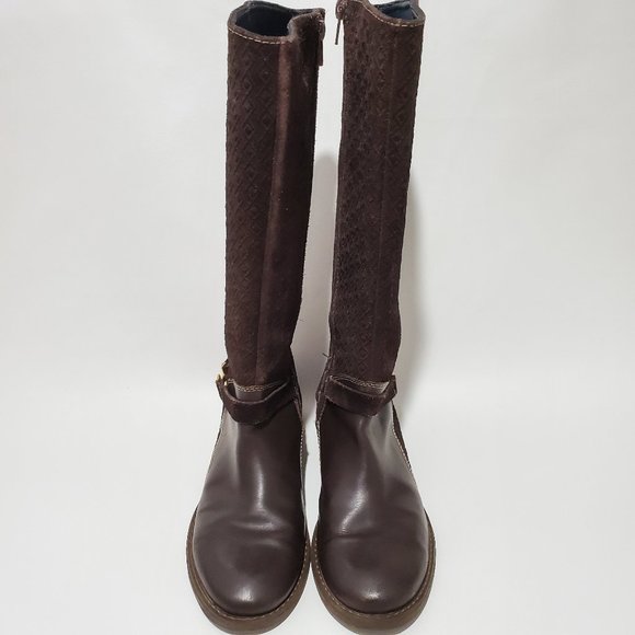 BOSI Brown Leather/Suede Boots US6 EU36 - Picture 2 of 8